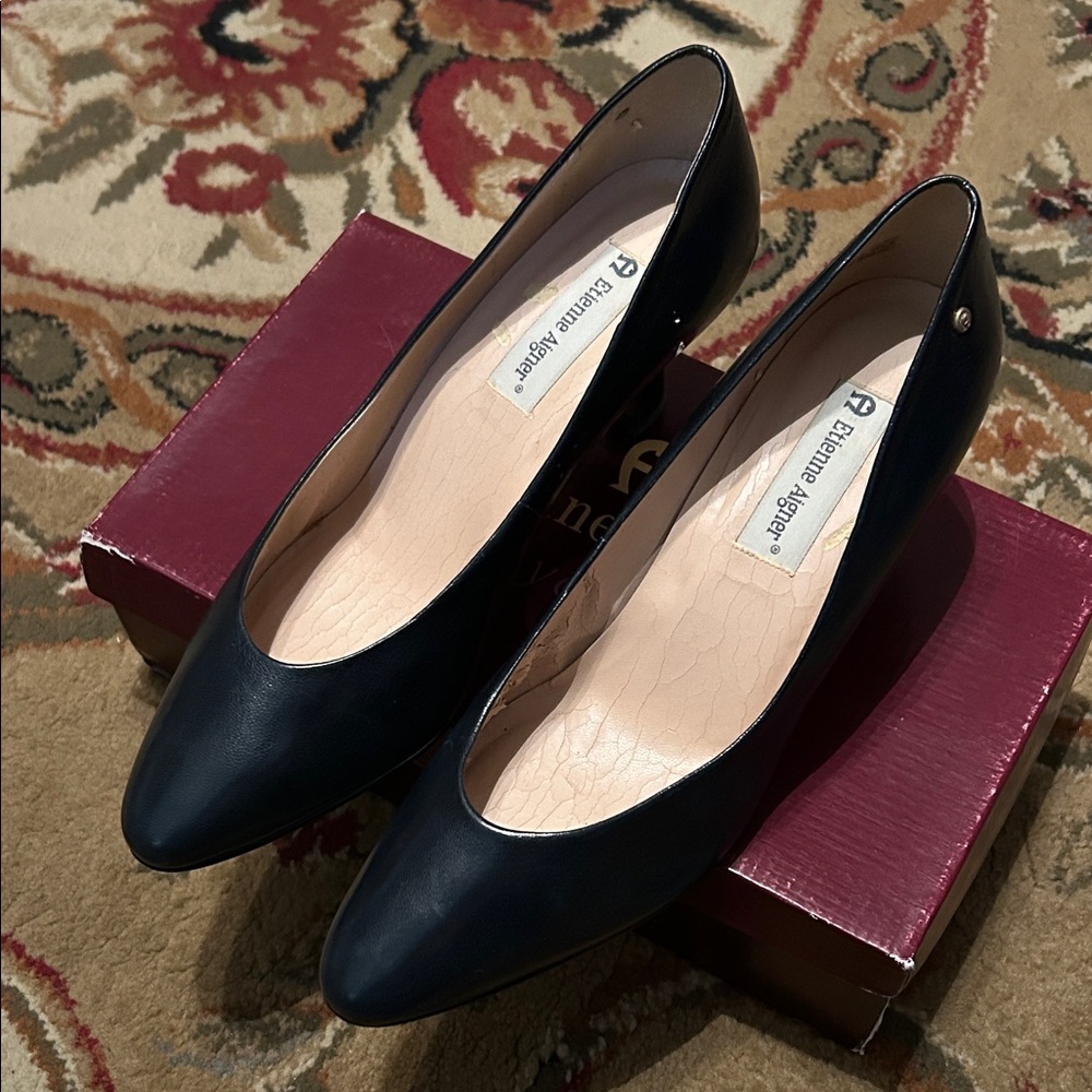 Etienne Aigner Classic Black Heels